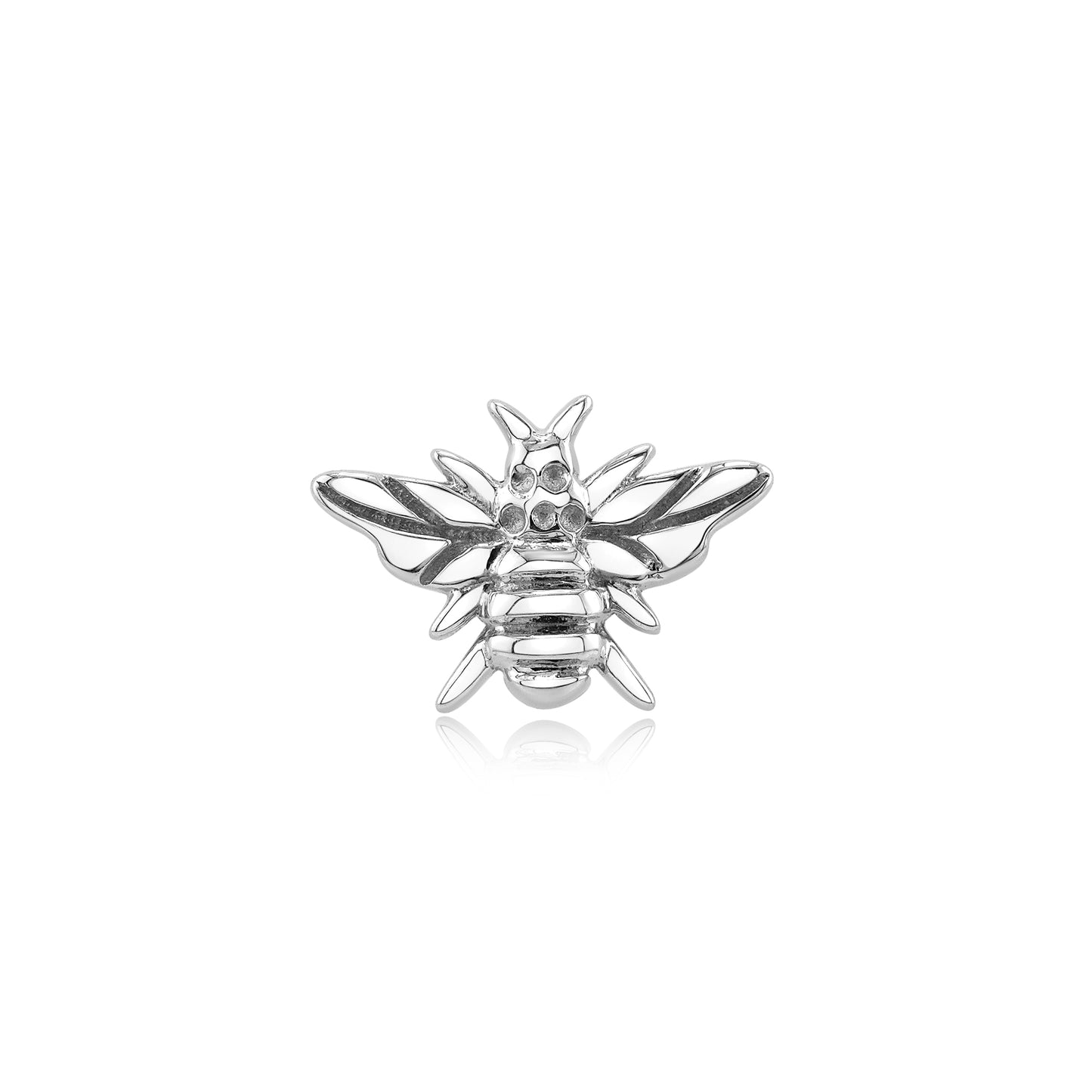 14k gold bee threadless end for cute piercing jewelry looks