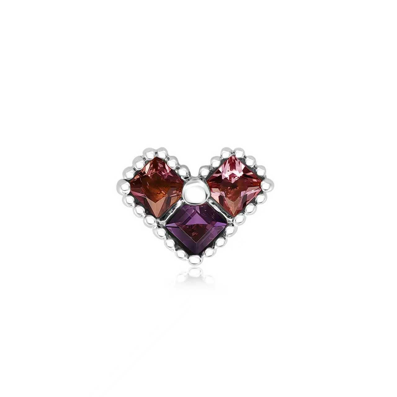 Violet Rose Heart