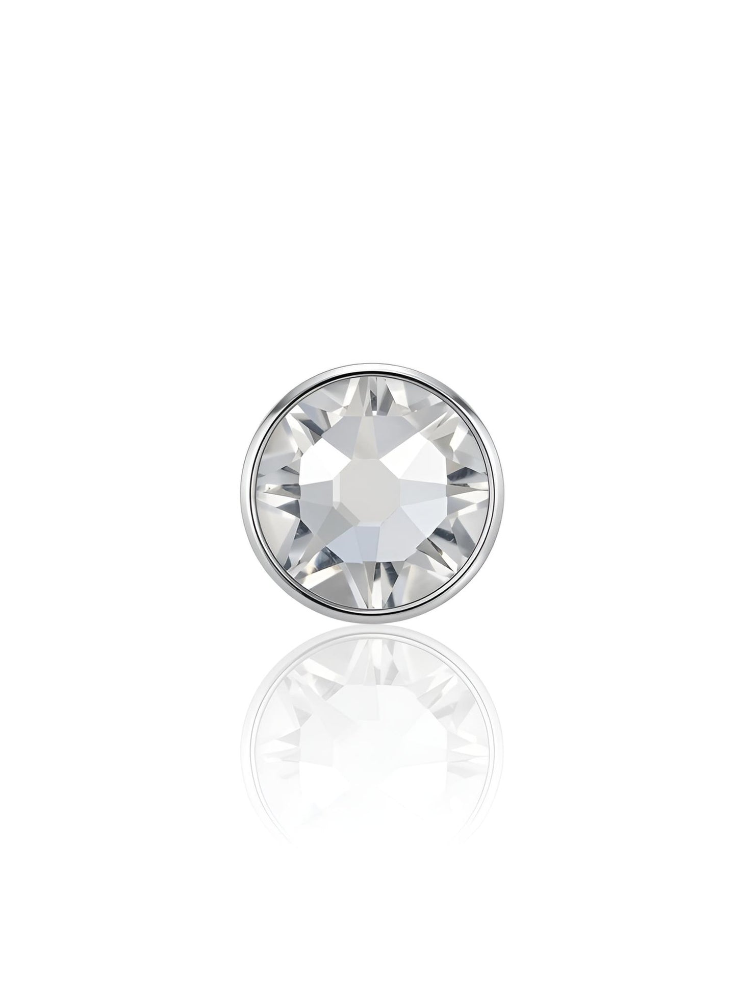 Titanium Flat Gem - Threaded End