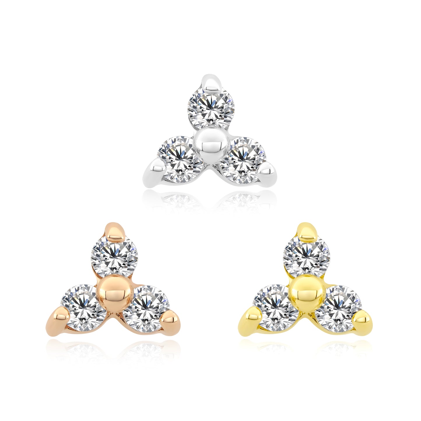 Triad Elegance - Cubic Zirconia