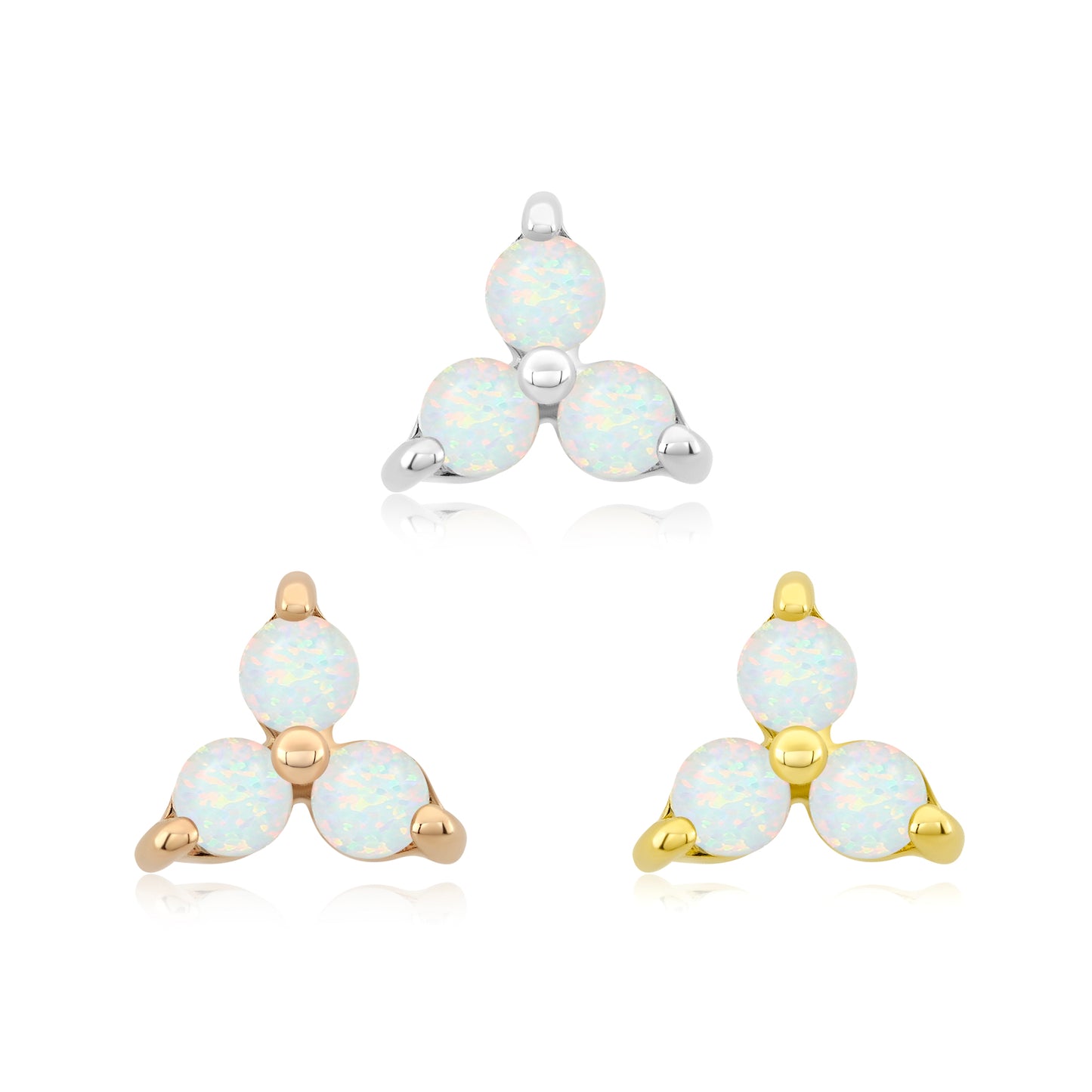 Triad Elegance - White Opal