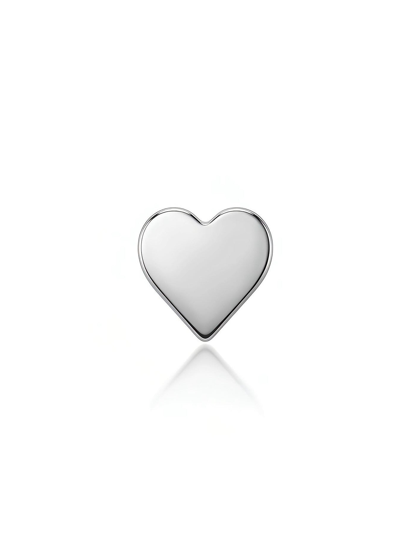 Titanium Flat Heart