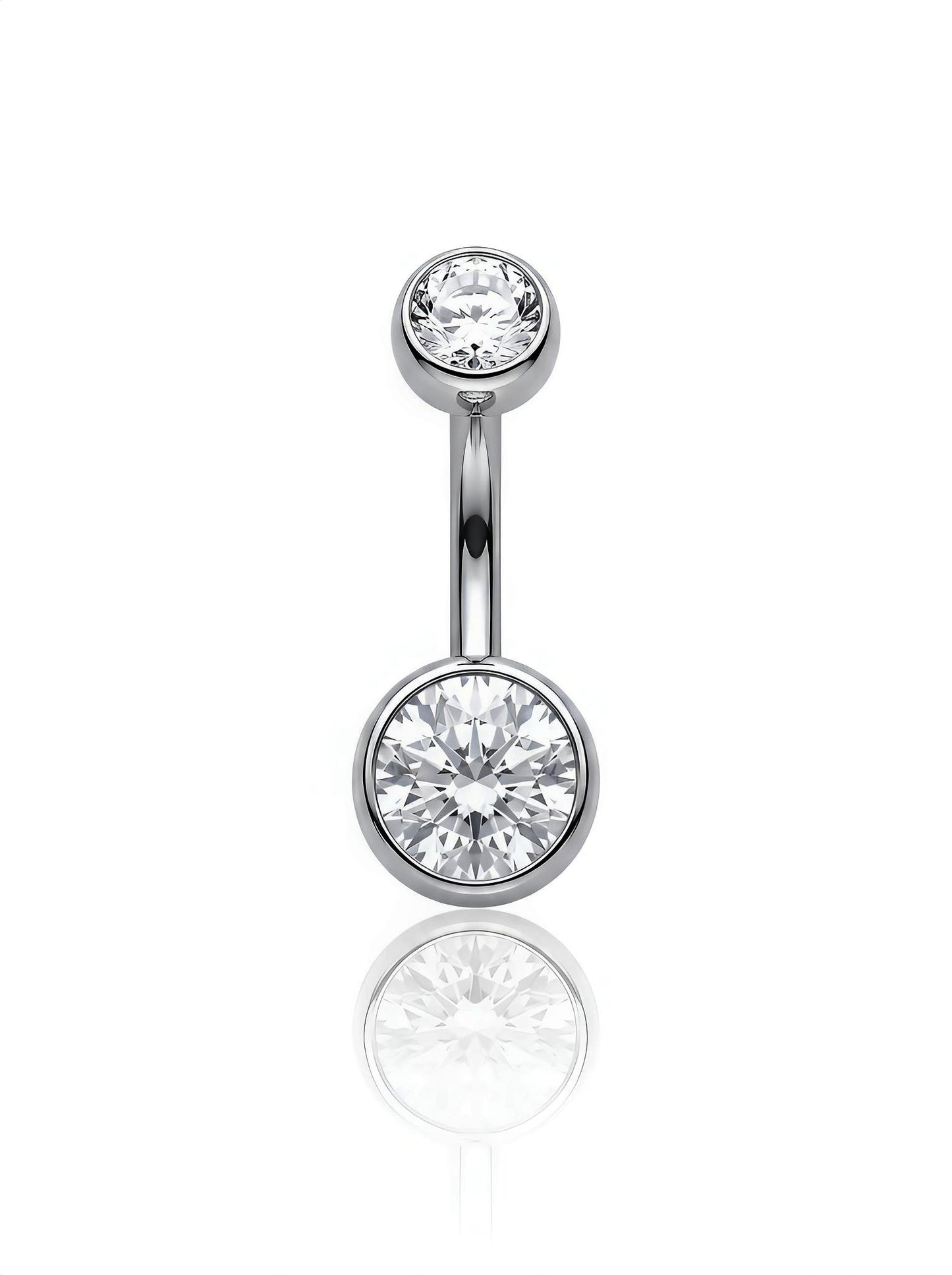 Titanium Bezel Navel Curve