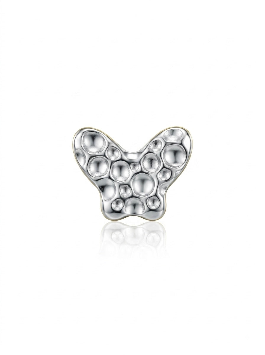 Titanium Hammered Butterfly