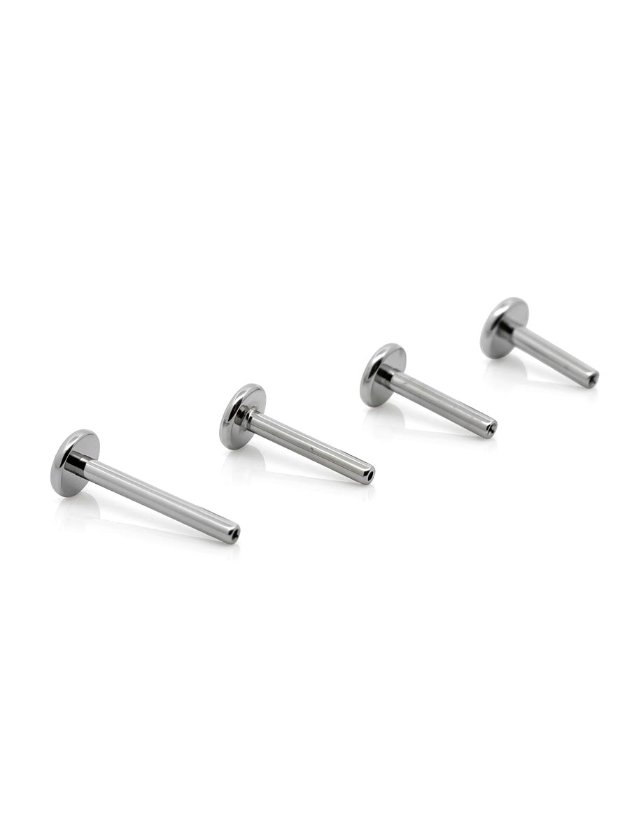 Titanium 16GA Labret - Internally Threaded