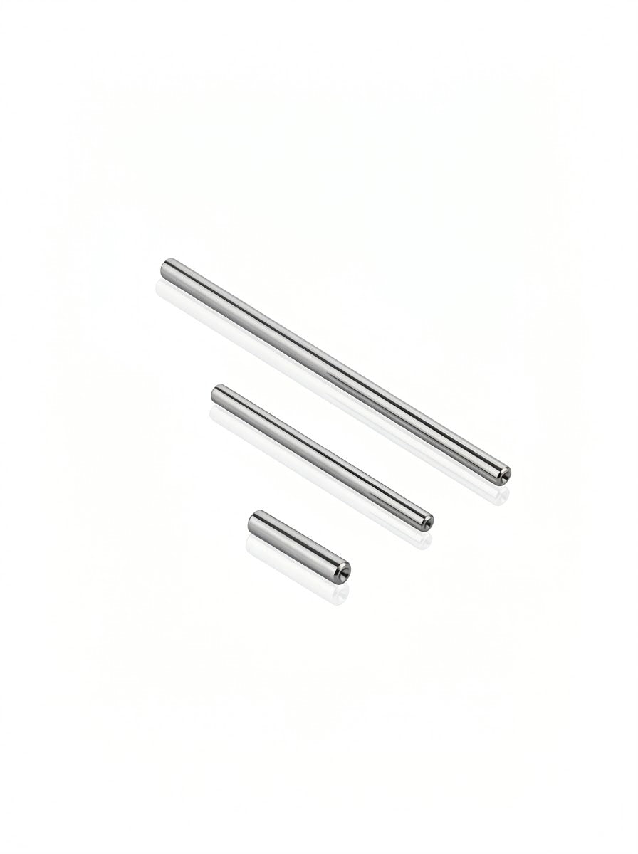 Titanium Straight Barbell - Shaft Only - Internally Threaded