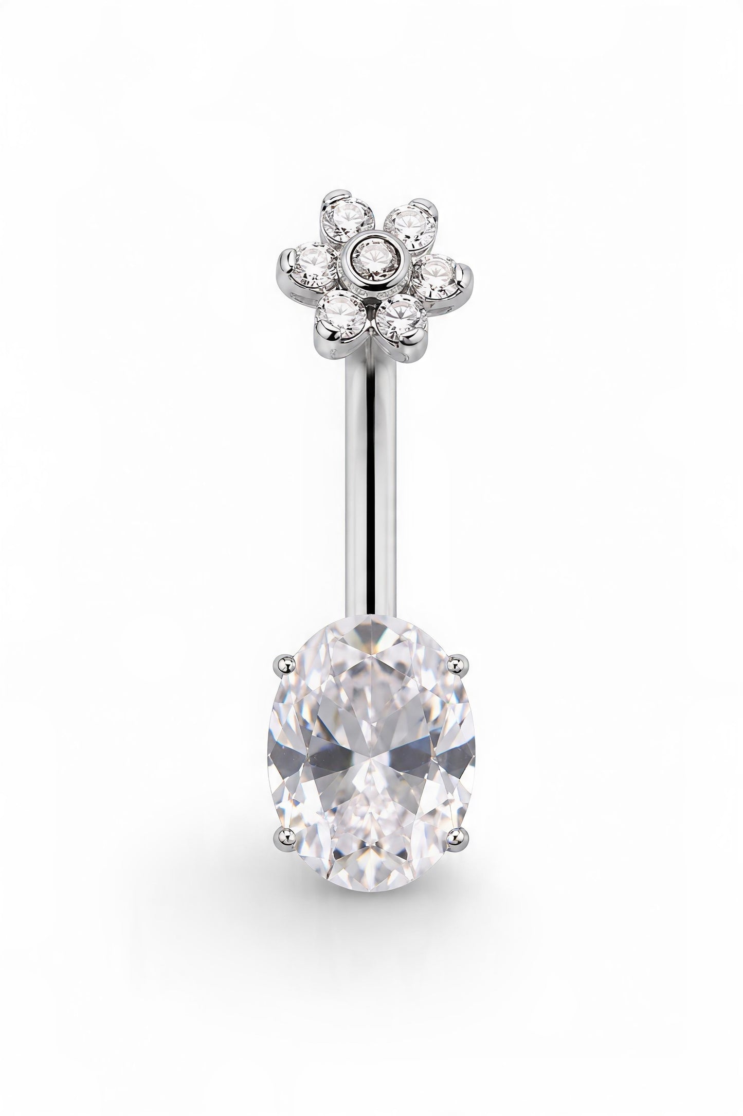 Titanium Flower Navel Curve