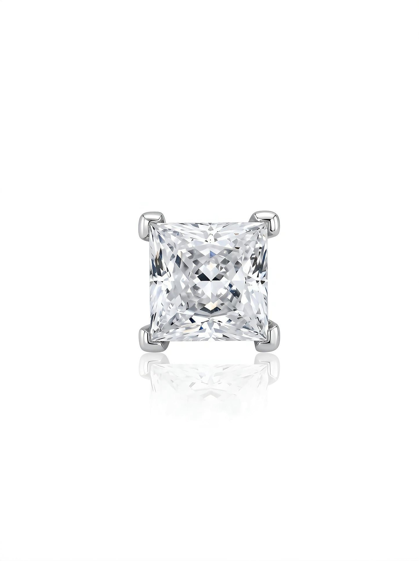 Titanium Princess Cut Prong