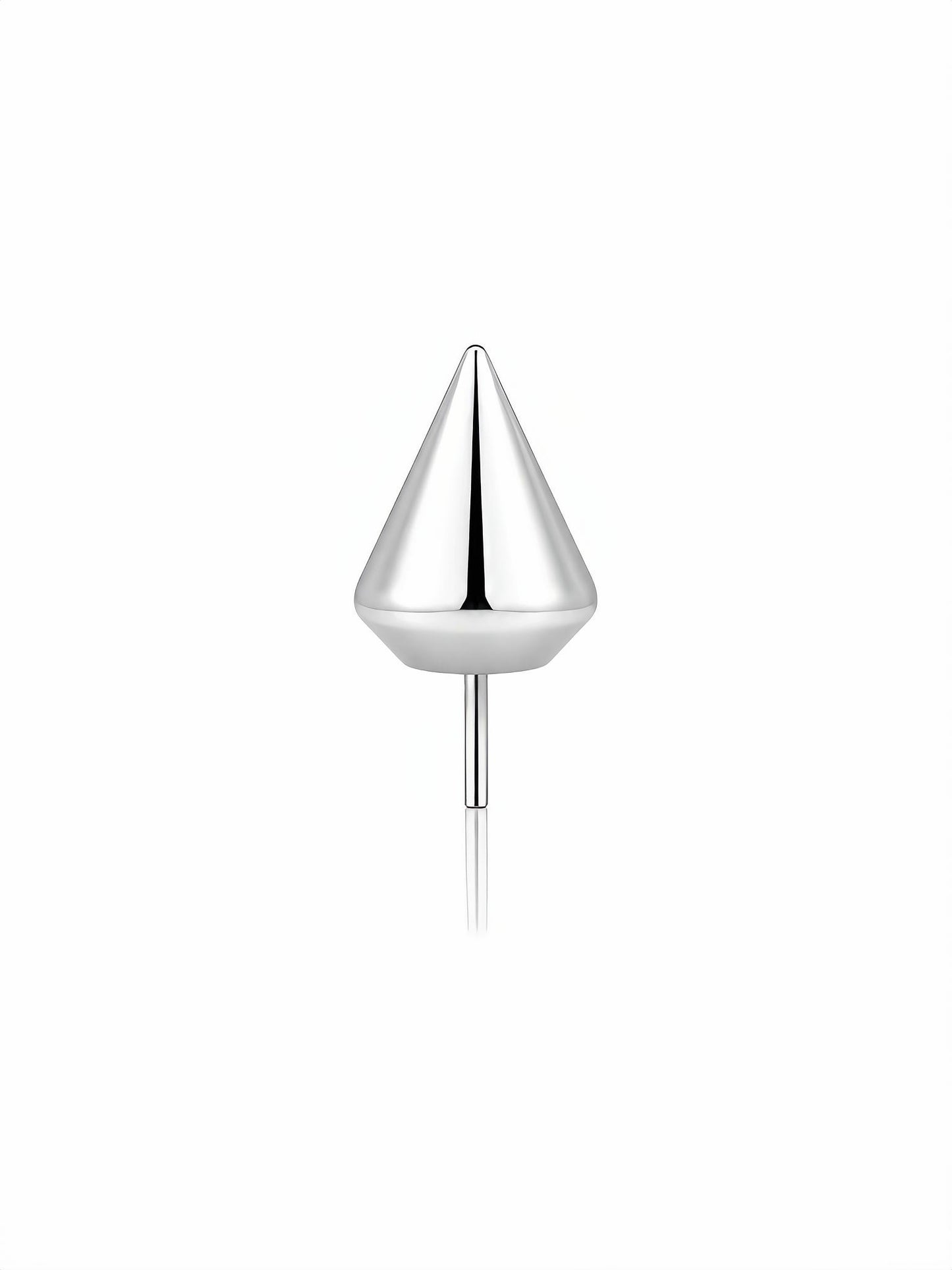 Titanium Spike threadless end body jewelry - view 1